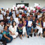 Después de 42 años de incertidumbre, Mara Lezama entrega 44 títulos de propiedad a habitantes de Mayabalam y Kuchumatán