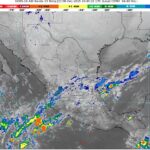 El frente frío número 19 se desplazará sobre el golfo de México