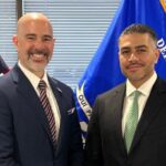 Omar García Harfuch se reúne con el jefe de la DEA para dialogar sobre la lucha contra el narcotráfico