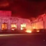 Incendio en planta de Bachoco moviliza a cuerpos de emergencia en Lagos de Moreno