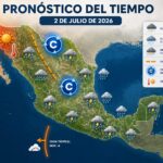 La onda tropical número 14 se desplazará sobre el sur de México