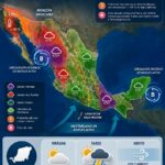 Habrá lluvias fuertes en el centro, sur y sureste del territorio nacional