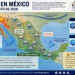 Lluvias intensas, calor extremo y fuertes vientos afectarán gran parte del país